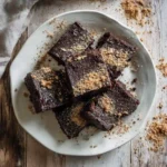 Passover Brownies Recipe You'll Actually Look Forward To 3 Passover brownies recipe on white plate
